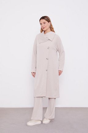 ست بالاتنه و پائین تنه حجاب قهوه ای زنانه اورسایز Levidor - کد 894351181