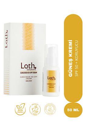 کرم ضد آفتاب صورت SPF 50 + Loth Solutions - کد 831420817