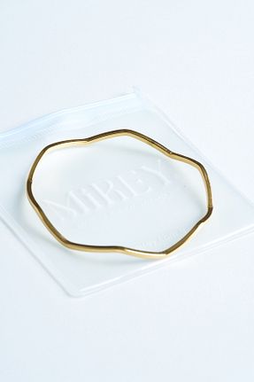 دستبند استیل (فولاد) بژ استیل (فولاد) Mirey - کد 894251465