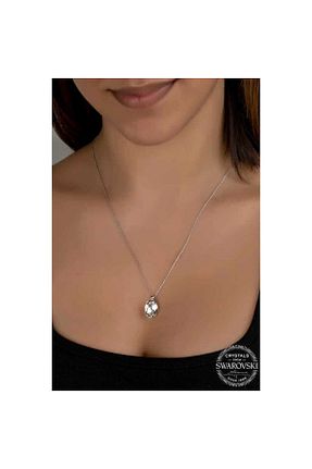 گردنبند نقره رنگی زنانه 925 عیار Gumush - کد 755536618