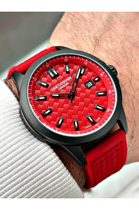 ساعت مچی قرمز مردانه 41-45 میلی متر Lee Cooper - کد 894287566