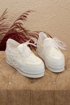 کفش مجلسی سفید زنانه چرم مصنوعی elvinshoes - کد 894309360