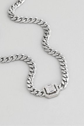 دستبند نقره بژ زنانه 18 عیار So Chic - کد 793431781