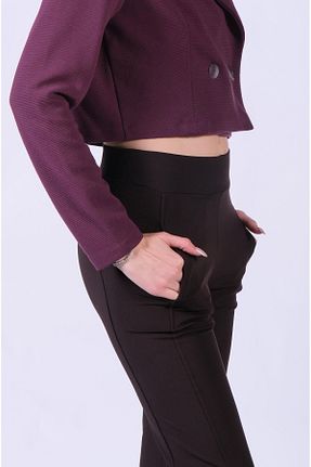 ساق شلواری مشکی زنانه بافت Brand Up - کد 869292171
