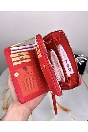 کیف پول قرمز زنانه سایز متوسط Fil Deri - کد 894347953