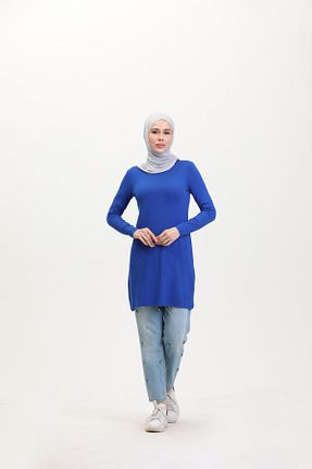 بلوز حجاب آبی زنانه ویسکون SPROUT fresh - کد 894348198