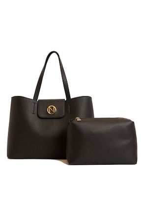 کیف دوشی مشکی زنانه چرم مصنوعی Nautica - کد 100072815
