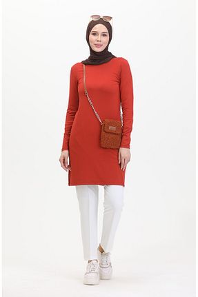 بلوز حجاب زرشکی زنانه ویسکون SPROUT fresh - کد 894459731