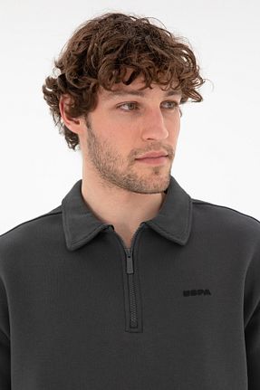 سوئیشرت طوسی مردانه ساده U.S. Polo Assn. - کد 894436967