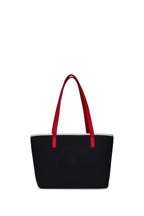کیف دوشی سرمه ای زنانه چرم مصنوعی U.S. Polo Assn. - کد 853643805