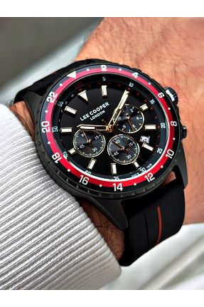 ساعت مچی مشکی مردانه 41-45 میلی متر Lee Cooper - کد 894460724