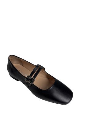 بابت مشکی زنانه چرم خالص ALBİNİ - کد 894495298