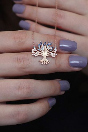 گردنبند نقره صورتی زنانه 925 عیار Parmas Design - کد 81579042