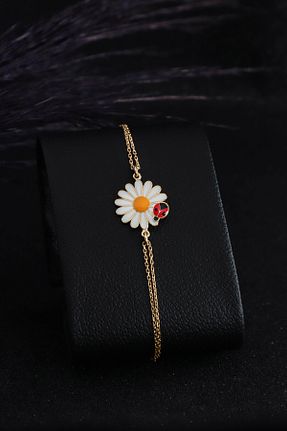 دستبند نقره صورتی زنانه 925 عیار Parmas Design - کد 363489336