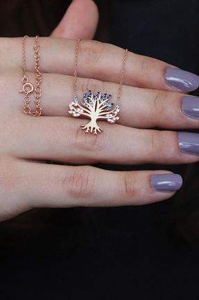 گردنبند نقره صورتی زنانه 925 عیار Parmas Design - کد 81579042
