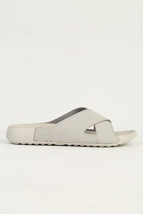 دمپائی طوسی زنانه چرم مصنوعی Benetton - کد 894501546