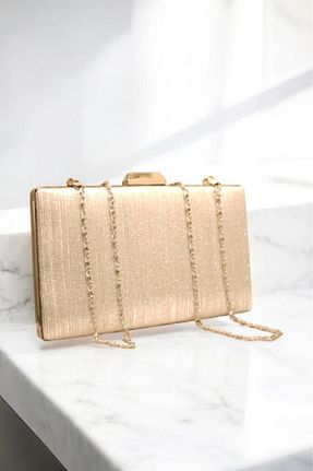 کیف مجلسی نارنجی زنانه چرم مصنوعی GUİZA - کد 894527361