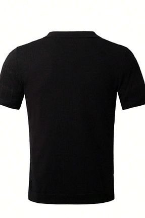 تیشرت مشکی مردانه اسلیم فیت Tarz Cool - کد 894498600