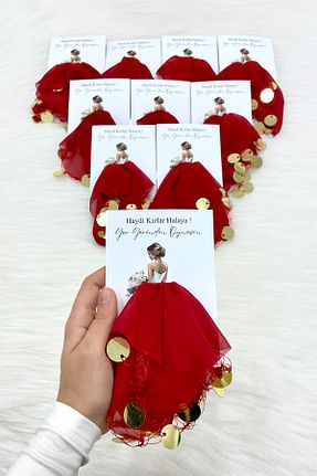 عقد و عروسی و حنابندان قرمز ZEYMERADE - کد 894521829