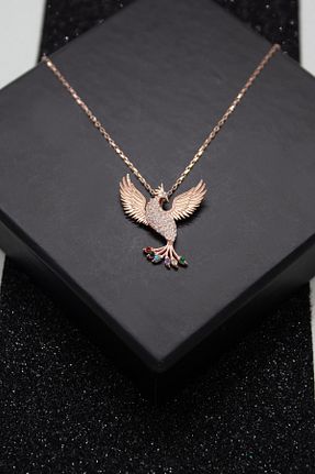 گردنبند نقره صورتی زنانه 925 عیار Parmas Design - کد 753402740