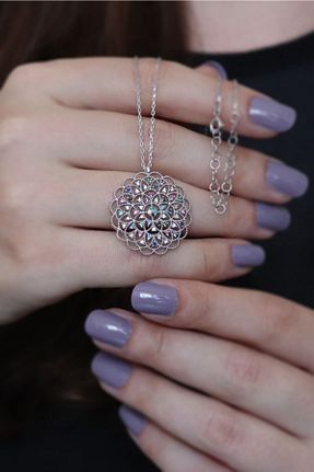 گردنبند نقره زنانه 925 عیار Parmas Design - کد 40572040