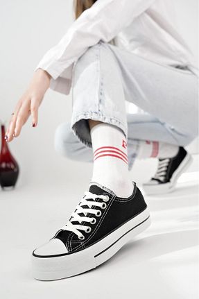 کفش اسنیکر مشکی زنانه بند دار XStreet - کد 894543303