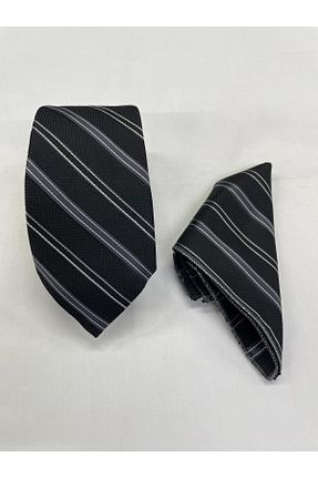 کراوات مشکی مردانه بافتنی GİORGİ CORN - کد 894537082