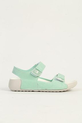صندل سبز بچه گانه پاشنه تخت Benetton - کد 894530379