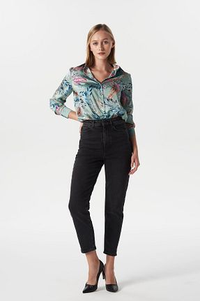 شلوار جین مشکی زنانه پاچه تنگ CROSS JEANS - کد 220030993