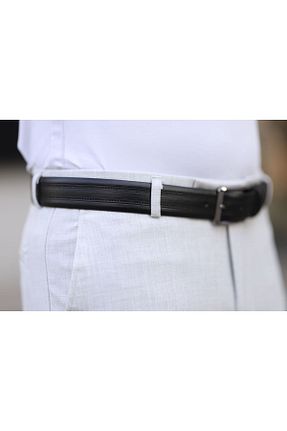 کمربند مشکی زنانه چرم مصنوعی Bürke - کد 831949622