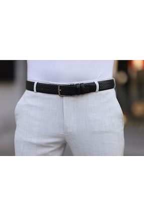 کمربند زرشکی زنانه چرم مصنوعی Bürke - کد 831949260
