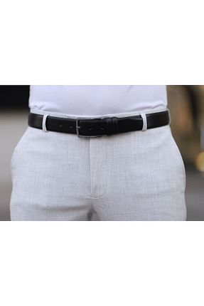 کمربند مشکی زنانه چرم مصنوعی Bürke - کد 831949306