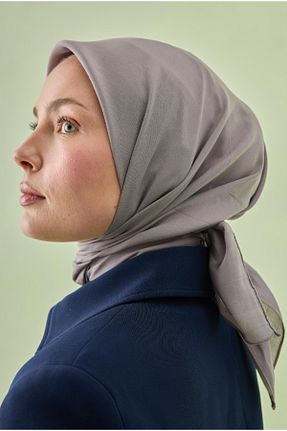 شال طوسی زنانه پنبه پلی استر Cardion - کد 854496426