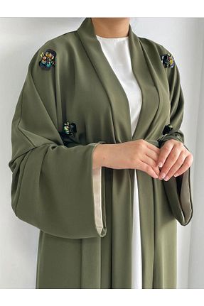 کلاه و ابایا خاکی زنانه بافتنی MELEK ARAZ - کد 894597991