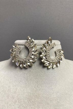 گوشواره جواهر زیرکن Hayalperest boncuk - کد 769912237