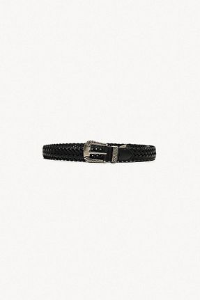 کمربند مشکی زنانه پلی اورتان Bershka - کد 894590904