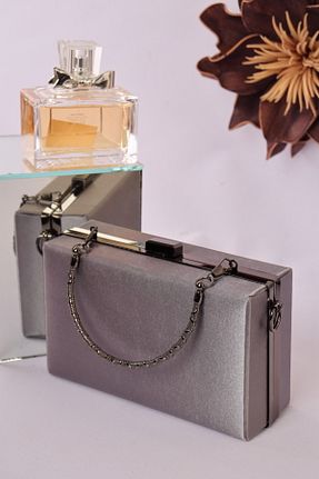 کیف مجلسی طلائی زنانه چرم مصنوعی weem bag - کد 894459374