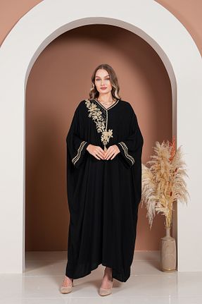 لباس سایز بزرگ مشکی زنانه ویسکون Eceyaman moda - کد 894648009