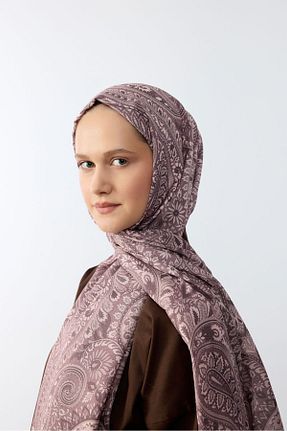 شال صورتی زنانه پنبه ای cs camellia scarf - کد 894603995