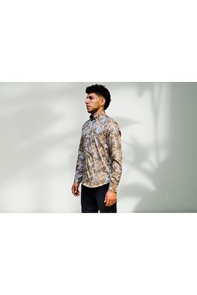 پیراهن رنگی مردانه اسلیم فیت Campione - کد 893409131