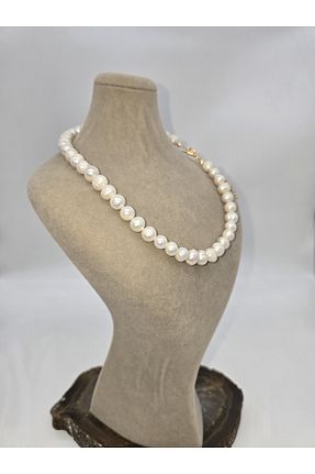گردنبند مروارید سفید NBS Beautiful Naturel Stones - کد 894682053