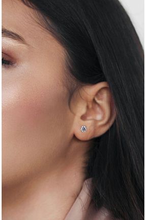 گوشواره استیل (فولاد) زنانه روکش طلا MAZEN - کد 765092096