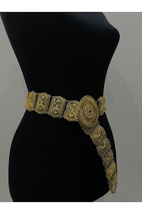 کمربند طلائی زنانه Hayalperest boncuk - کد 467471524