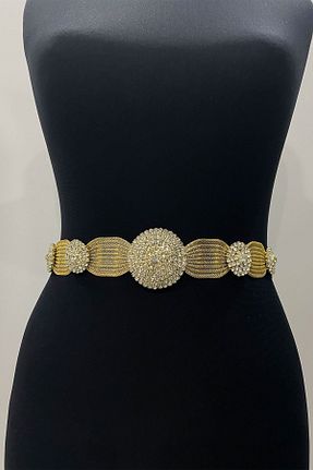 کمربند طلائی زنانه Hayalperest boncuk - کد 467471526