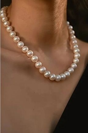 گردنبند مروارید سفید NBS Beautiful Naturel Stones - کد 894713606