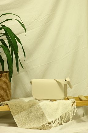 کیف دوشی بژ زنانه چرم مصنوعی MODA - کد 894720626