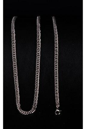 گردنبند جواهر طوسی زنانه روکش نقره Piercing Market Steel & Silver - کد 894715618