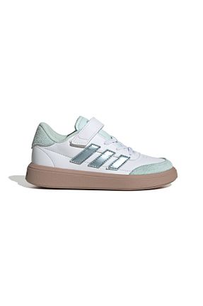 کفش اسنیکر سفید بچه گانه بند دار adidas - کد 887267123