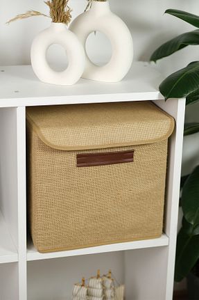 جعبه نگداری قهوه ای پارچه PRENDİ HOME - کد 683982794