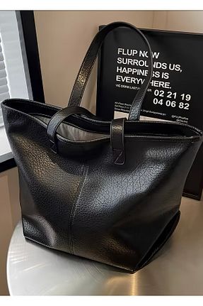 کیف دوشی مشکی زنانه چرم مصنوعی HONEY BAG - کد 881381046